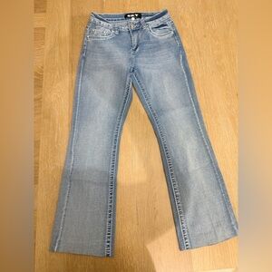 Sky Women's Straight Leg Light Blue Jeans